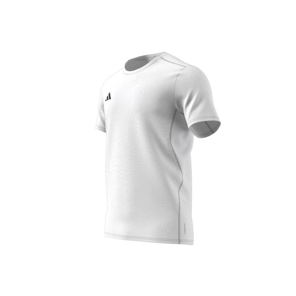 Men Adizero Essentials Running T-Shirt, White, A701_ONE, large image number 13