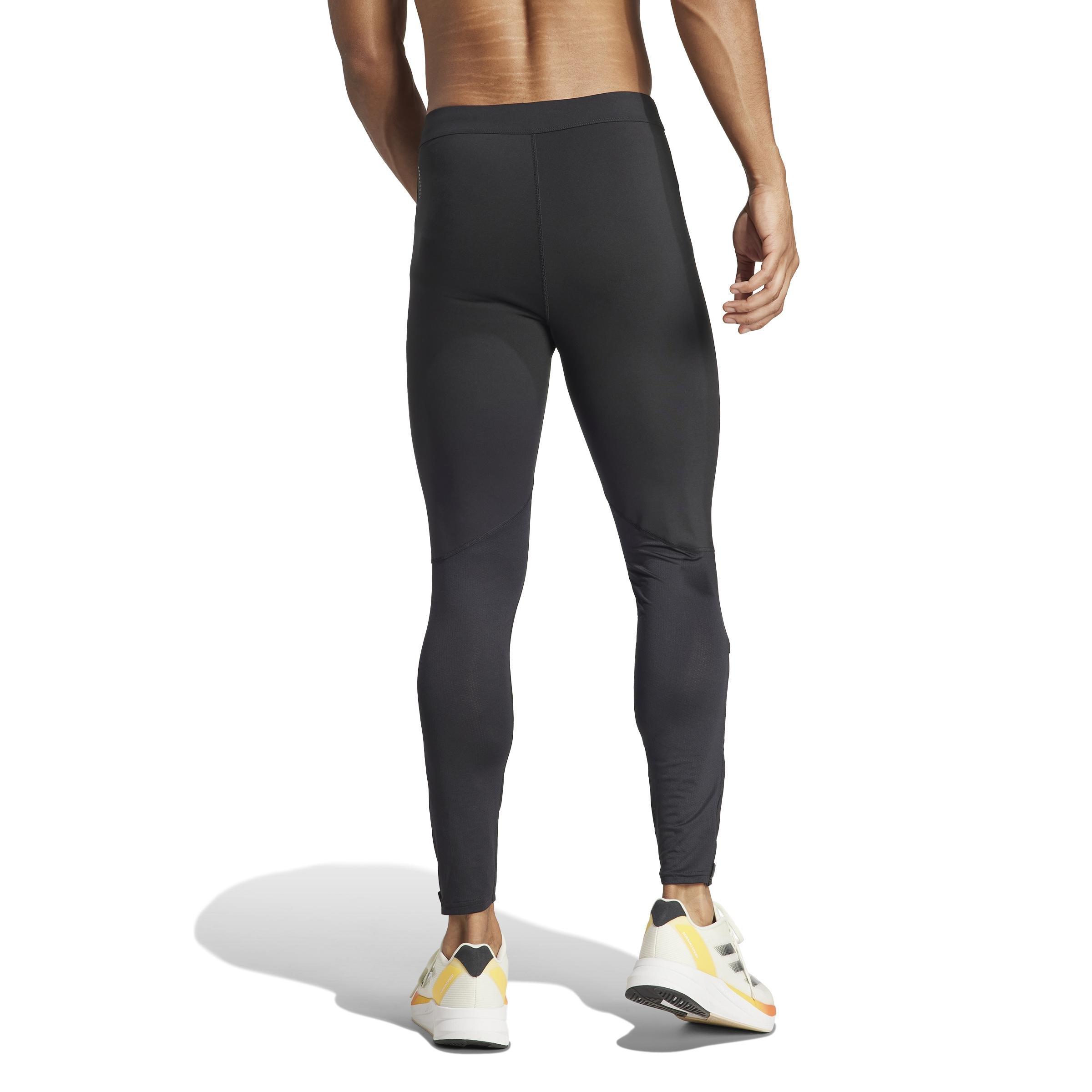 Adizero Essentials Running Long Leggings, Black, A701_ONE, large image number 2