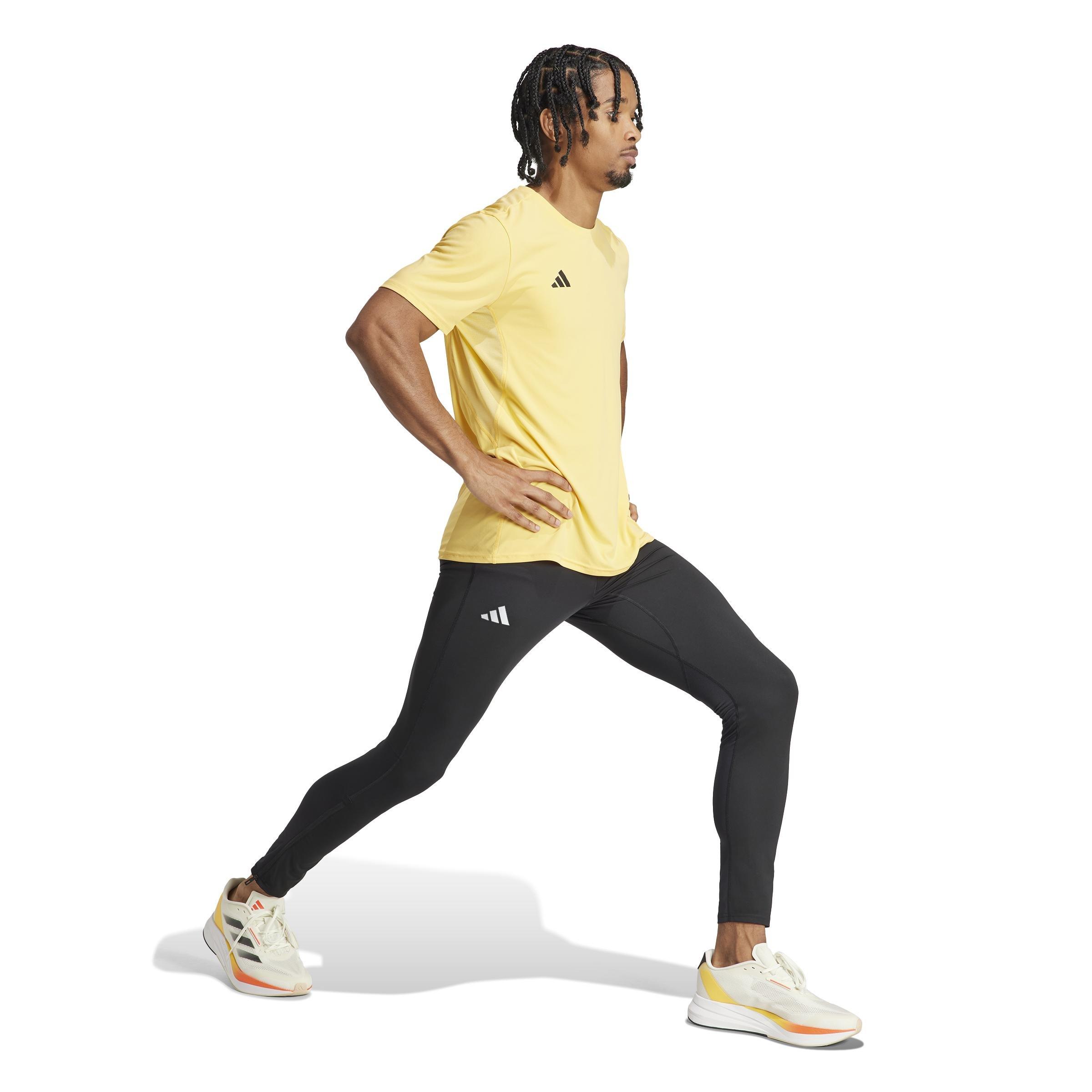 Adizero Essentials Running Long Leggings, Black, A701_ONE, large image number 5