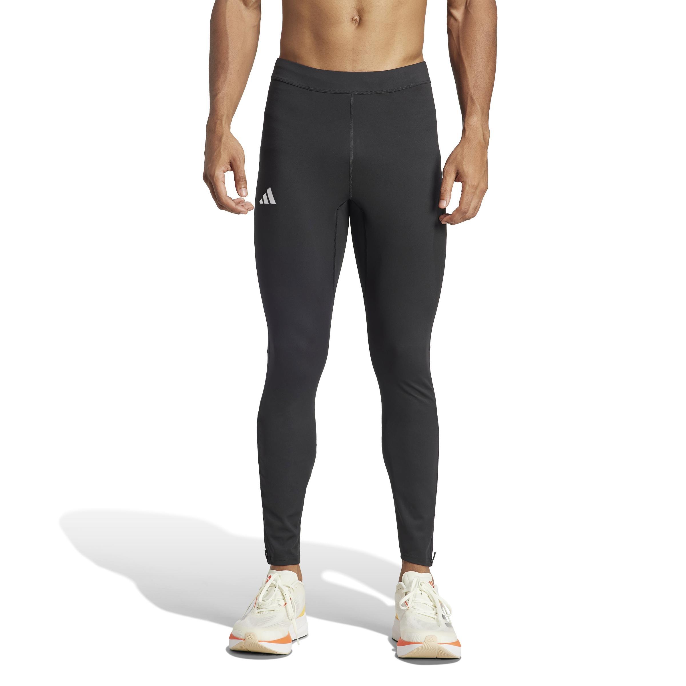 Adizero Essentials Running Long Leggings, Black, A701_ONE, large image number 7