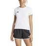 Women Adizero Essentials Running T-Shirt, White, A701_ONE, thumbnail image number 0