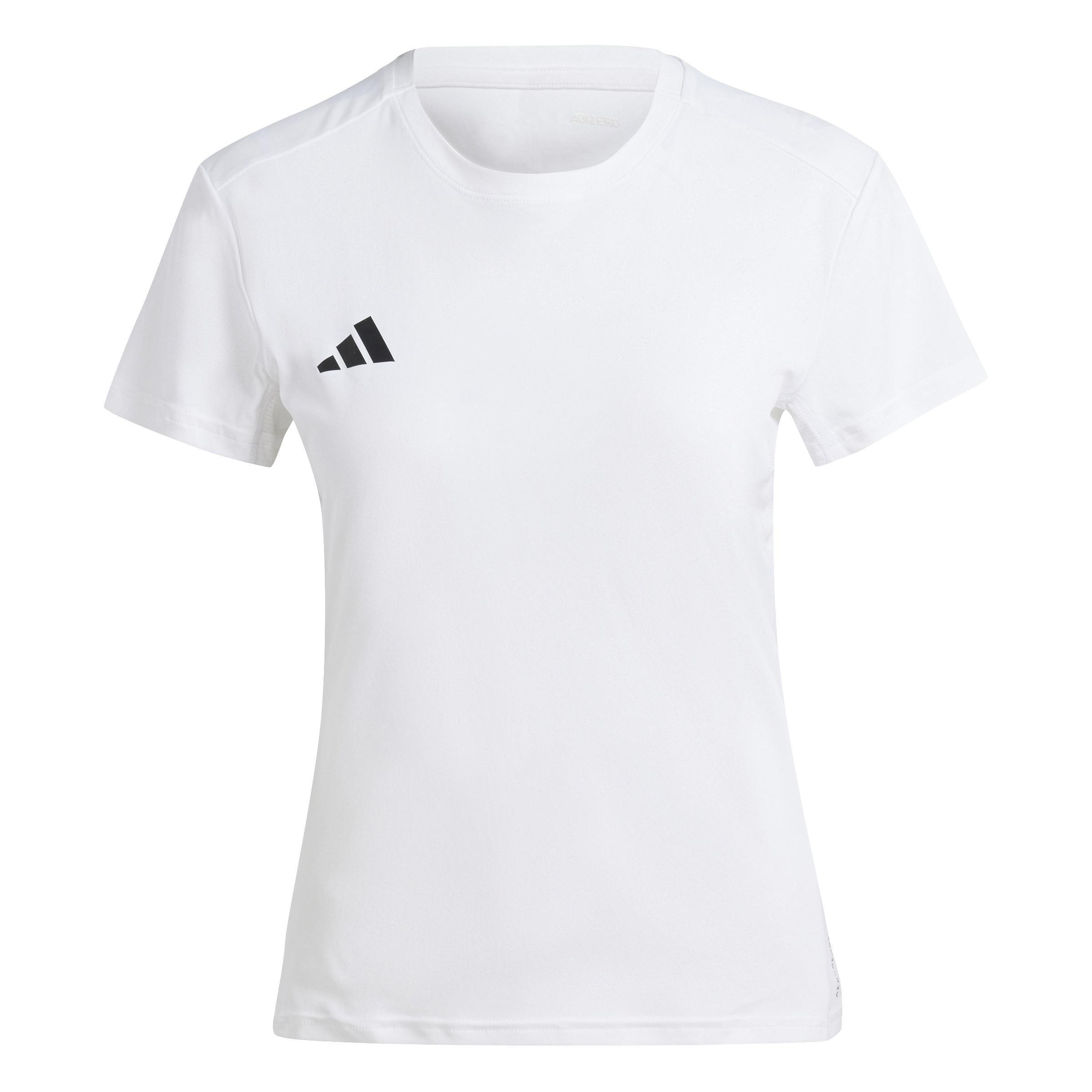 Women Adizero Essentials Running T-Shirt, White, A701_ONE, large image number 1