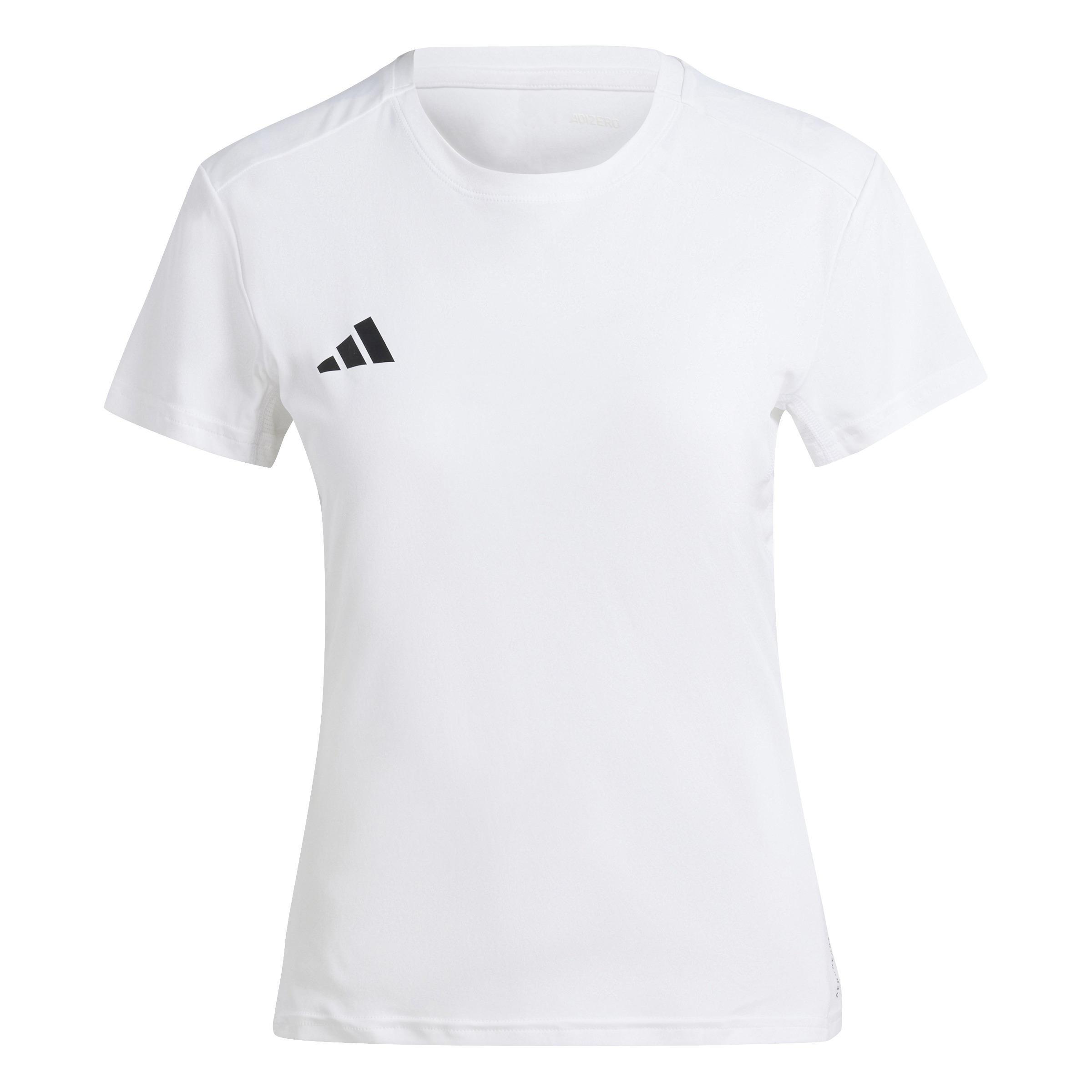 Women Adizero Essentials Running T-Shirt, White, A701_ONE, large image number 2