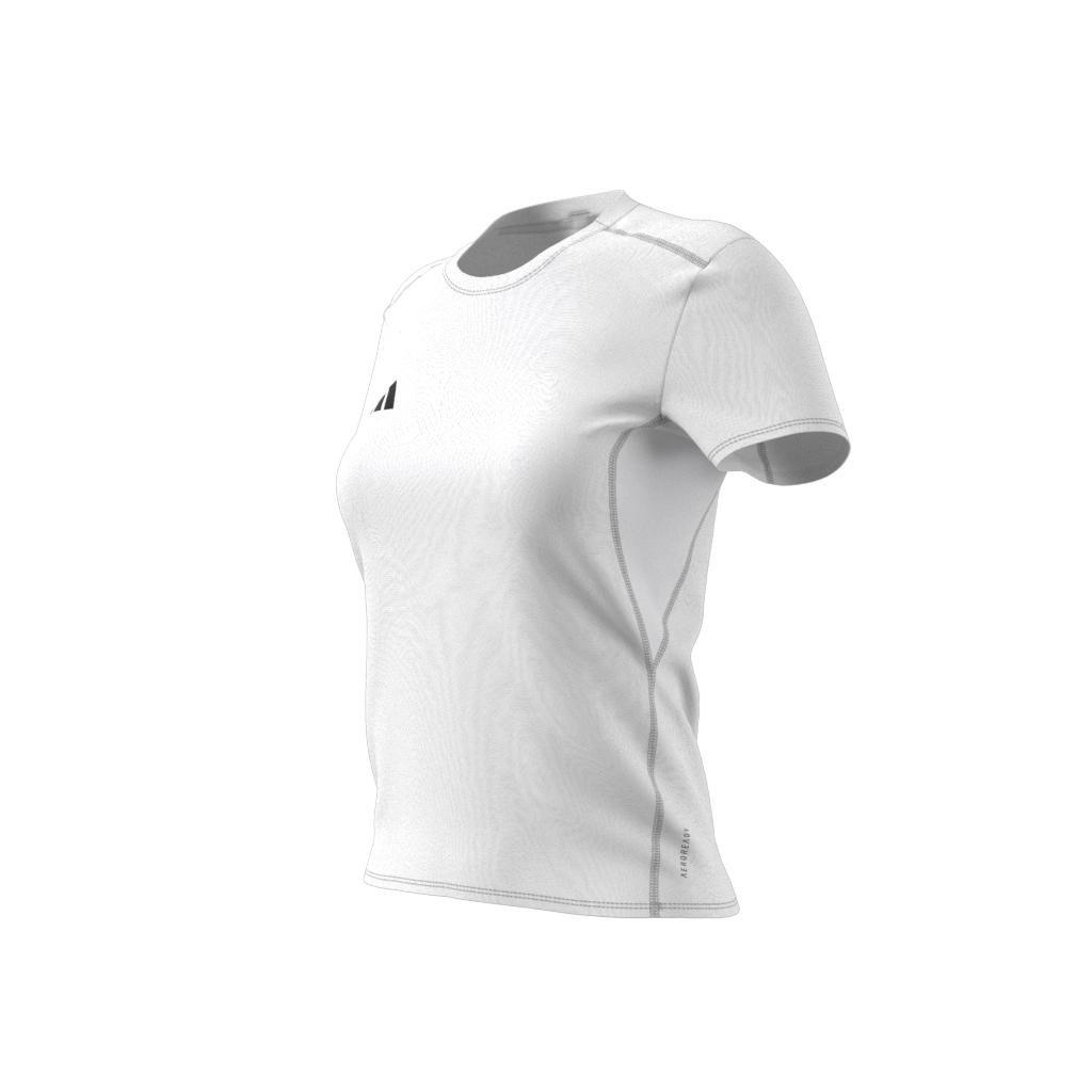Adizero Essentials Running T-Shirt, White, , large image number 6