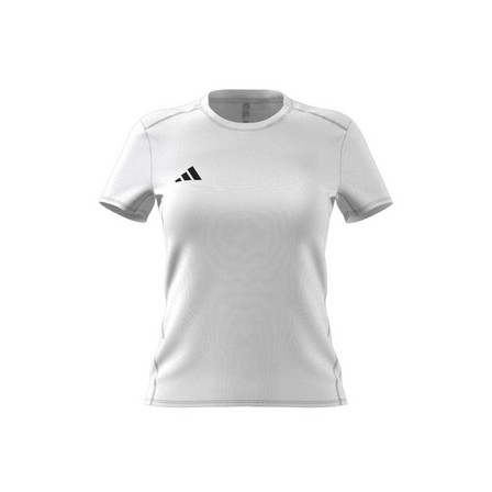 Women Adizero Essentials Running T-Shirt, White, A701_ONE, large image number 7