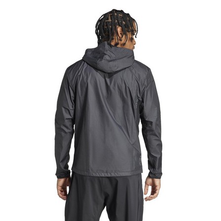 Men Own The Run Jacket, Black, A701_ONE, large image number 2