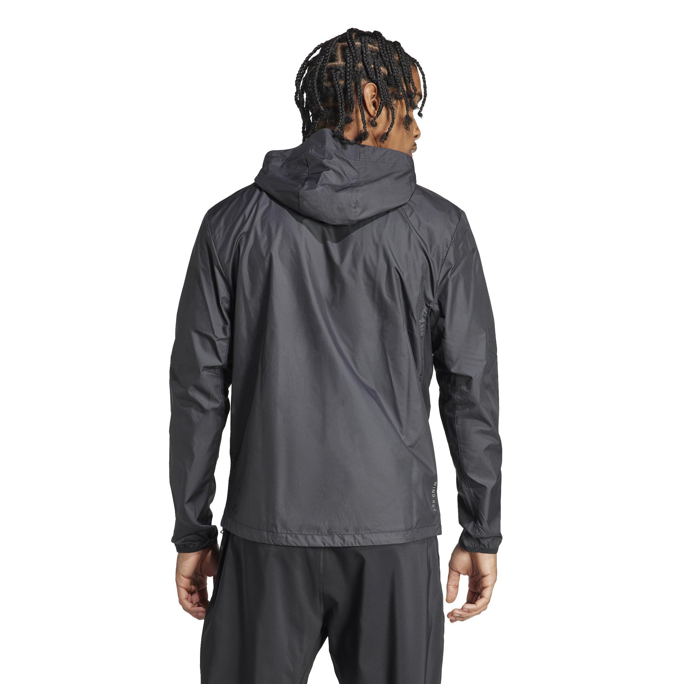 Own The Run Jacket, Black, A701_ONE, large image number 3