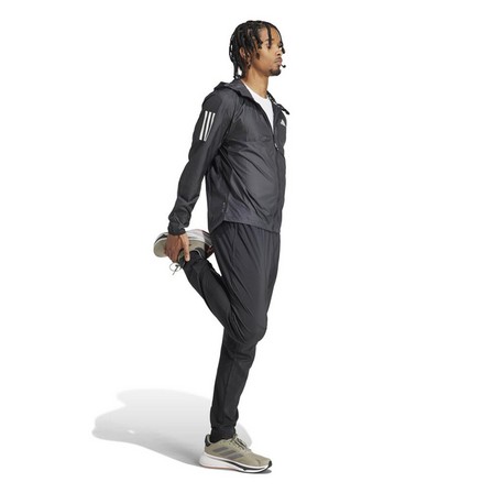 Men Own The Run Jacket, Black, A701_ONE, large image number 5