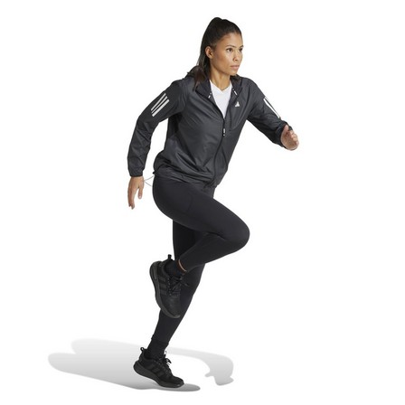 Women Own The Run Jacket, Black, A701_ONE, large image number 8