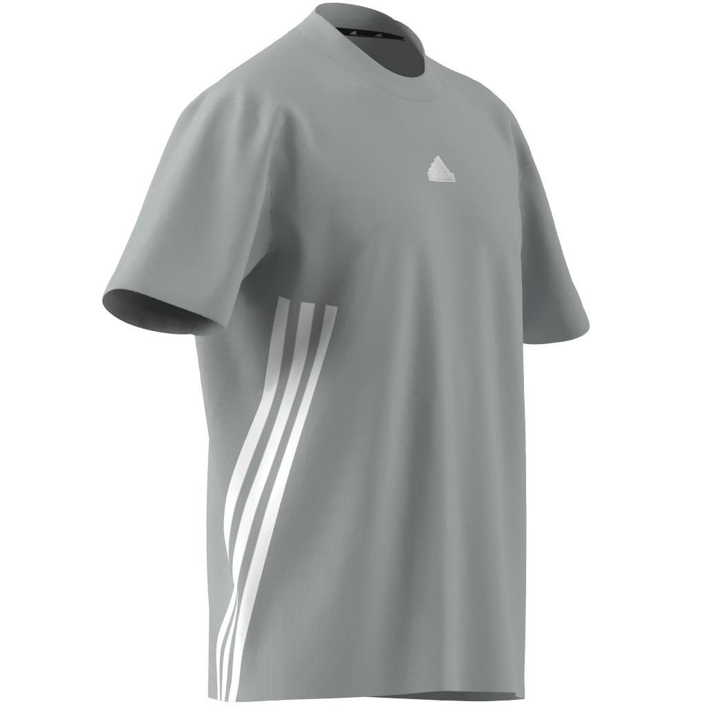 Men Future Icons 3-Stripes T-Shirt, Grey, A701_ONE, large image number 3