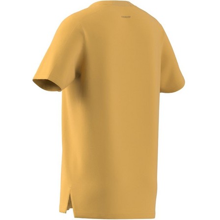 Kids Boys Training Aeroready T-Shirt, Orange, A701_ONE, large image number 9