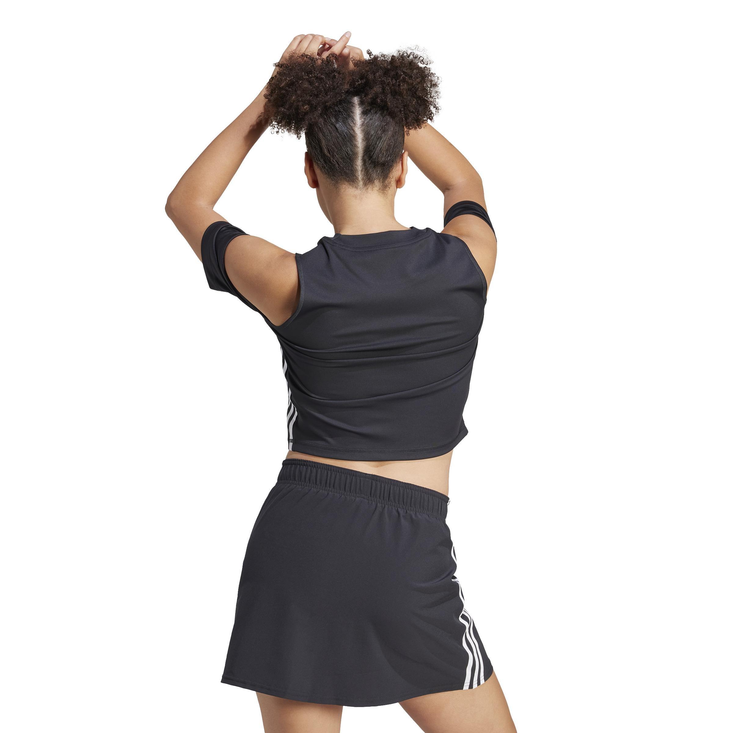 Women Dance Crop Top, Black, A701_ONE, large image number 5