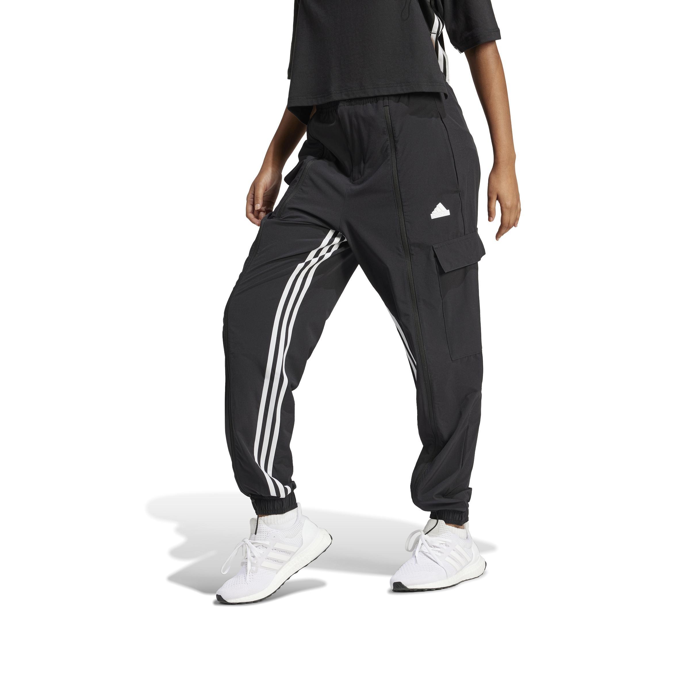 Women Dance All-Gender Versatile Woven Cargo Tracksuit Bottoms, Black, A701_ONE, large image number 0