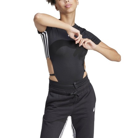 Women Dance All-Gender Bodysuit, Black, A701_ONE, large image number 0