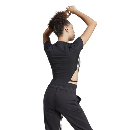 Women Dance All-Gender Bodysuit, Black, A701_ONE, large image number 4