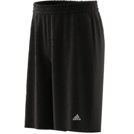 Kids Unisex Brand Love Mesh Shorts Kids, Black, A701_ONE, large image number 0