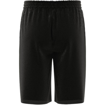 Kids Unisex Brand Love Mesh Shorts Kids, Black, A701_ONE, large image number 1