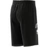Kids Unisex Brand Love Mesh Shorts Kids, Black, A701_ONE, thumbnail image number 2