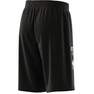 Kids Unisex Brand Love Mesh Shorts Kids, Black, A701_ONE, thumbnail image number 9
