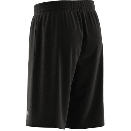Kids Unisex Brand Love Mesh Shorts Kids, Black, A701_ONE, large image number 13