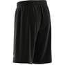Kids Unisex Brand Love Mesh Shorts Kids, Black, A701_ONE, thumbnail image number 13