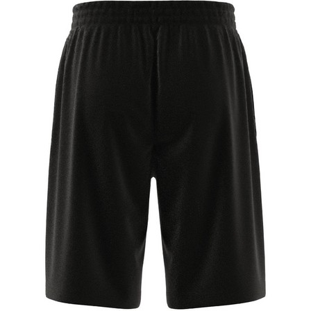 Kids Unisex Brand Love Mesh Shorts Kids, Black, A701_ONE, large image number 14