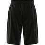 Kids Unisex Brand Love Mesh Shorts Kids, Black, A701_ONE, thumbnail image number 14