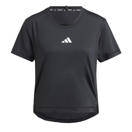 Women Training Adaptive Workout T-Shirt, Black, A701_ONE, large image number 0