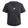 Women Training Adaptive Workout T-Shirt, Black, A701_ONE, thumbnail image number 0