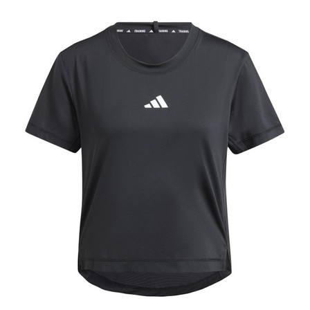 Women Training Adaptive Workout T-Shirt, Black, A701_ONE, large image number 1