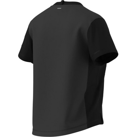 Women Training Adaptive Workout T-Shirt, Black, A701_ONE, large image number 8