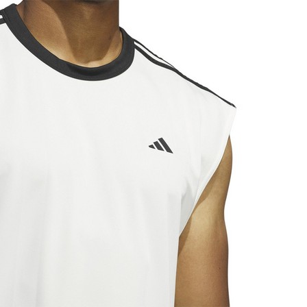 Men Basketball All-World Tank Top, White, A701_ONE, large image number 5