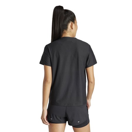 Women Own The Run T-Shirt, Black, A701_ONE, large image number 3