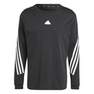 Men Future Icons 3-Stripes Long-Sleeve Top, Black, A701_ONE, thumbnail image number 1