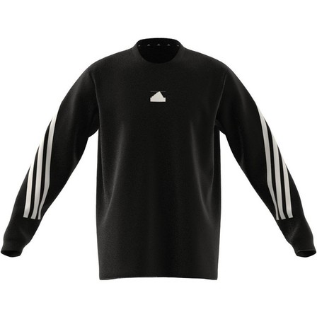 Men Future Icons 3-Stripes Long-Sleeve Top, Black, A701_ONE, large image number 14