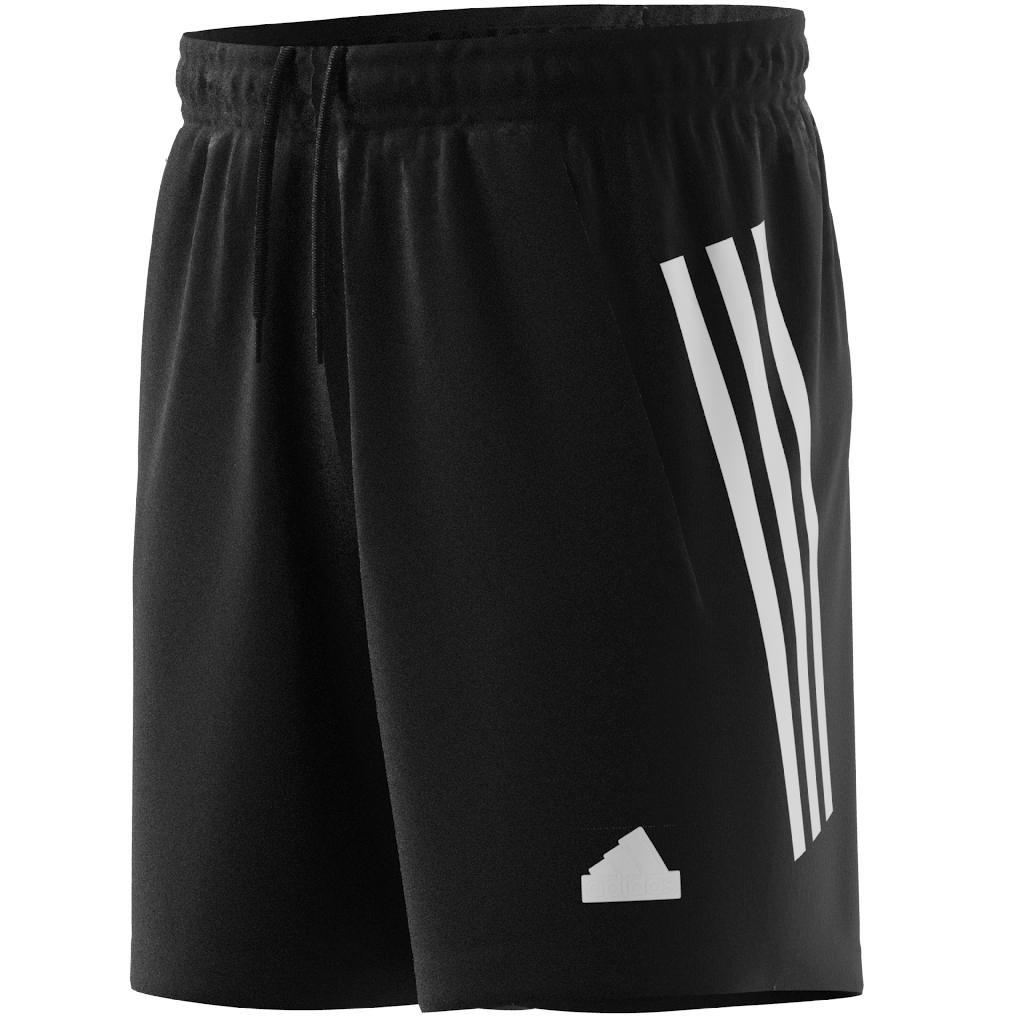 adidas - Men Future Icons 3-Stripes Shorts, Black
