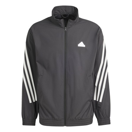 Men Future Icons 3-Stripes Woven Track Top, Black, A701_ONE, large image number 2