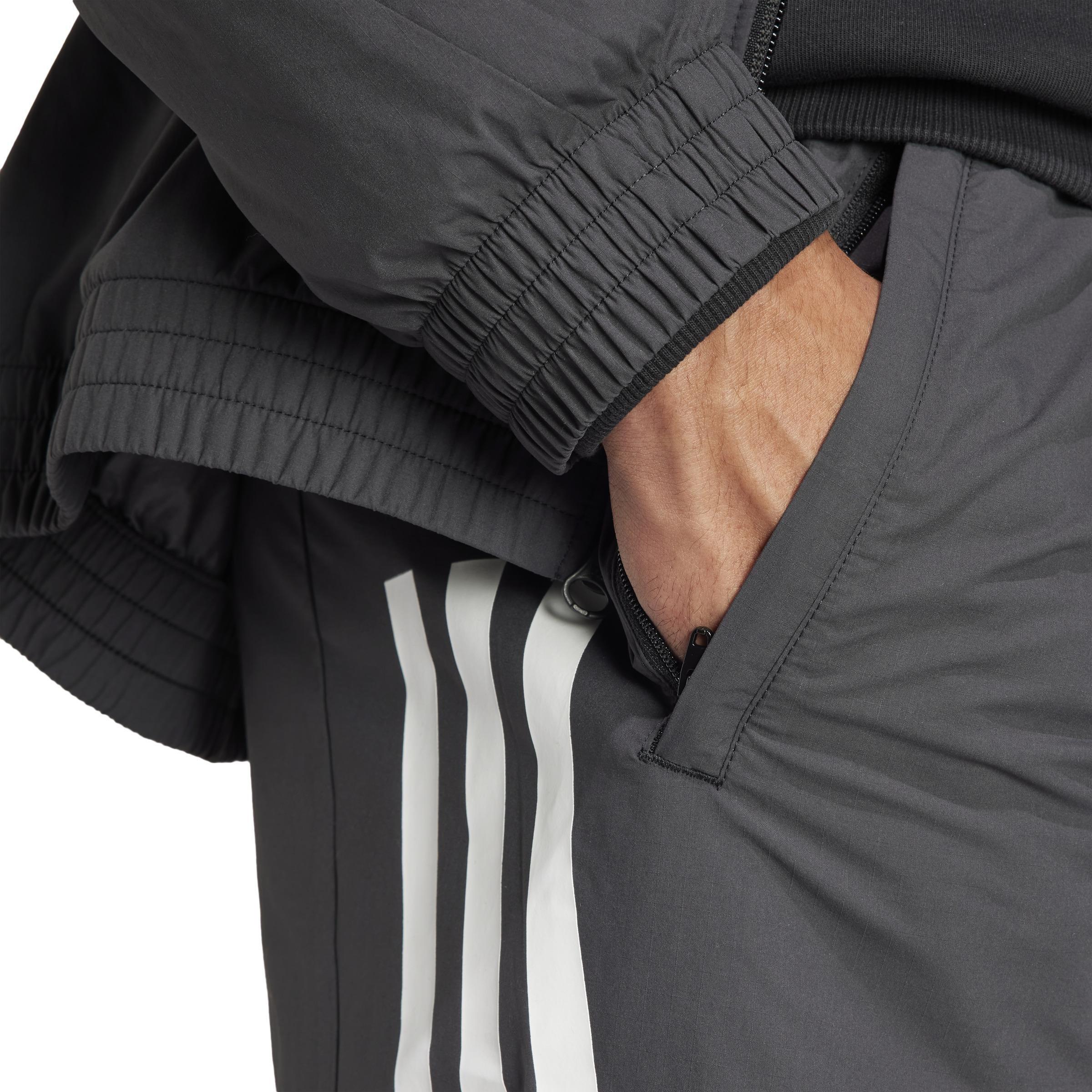 adidas - Men Future Icons 3-Stripes Tracksuit Bottoms, Black