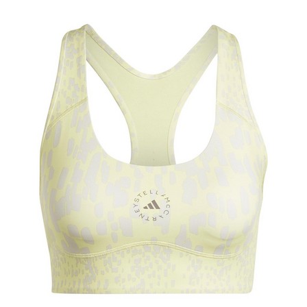 Women Training Medium Support Bra, Yellow, A701_ONE, large image number 0