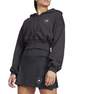 Women By Stella Mccartney Sportswear Cropped Hoodie, Black, A701_ONE, thumbnail image number 1