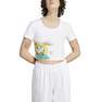 Women Short T-Shirt, White, A701_ONE, thumbnail image number 1