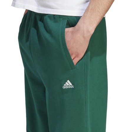 Men Collegiate Scribble French Terry Joggers, Green, A701_ONE, large image number 4