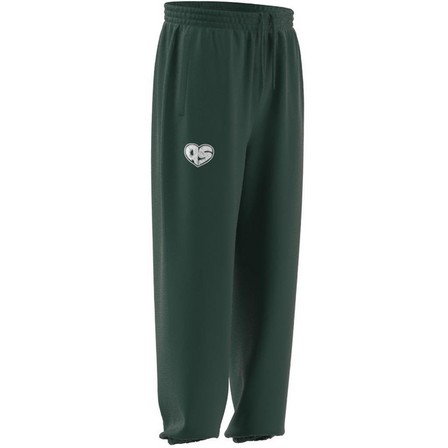 Men Collegiate Scribble French Terry Joggers, Green, A701_ONE, large image number 5