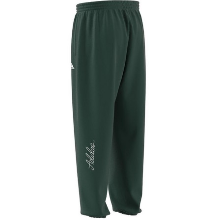 Men Collegiate Scribble French Terry Joggers, Green, A701_ONE, large image number 7