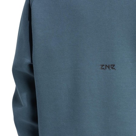 Men Z.N.E. Premium Full-Zip Hooded Track Top, Navy, A701_ONE, large image number 4