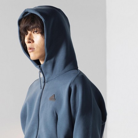 Men Z.N.E. Premium Full-Zip Hooded Track Top, Navy, A701_ONE, large image number 18