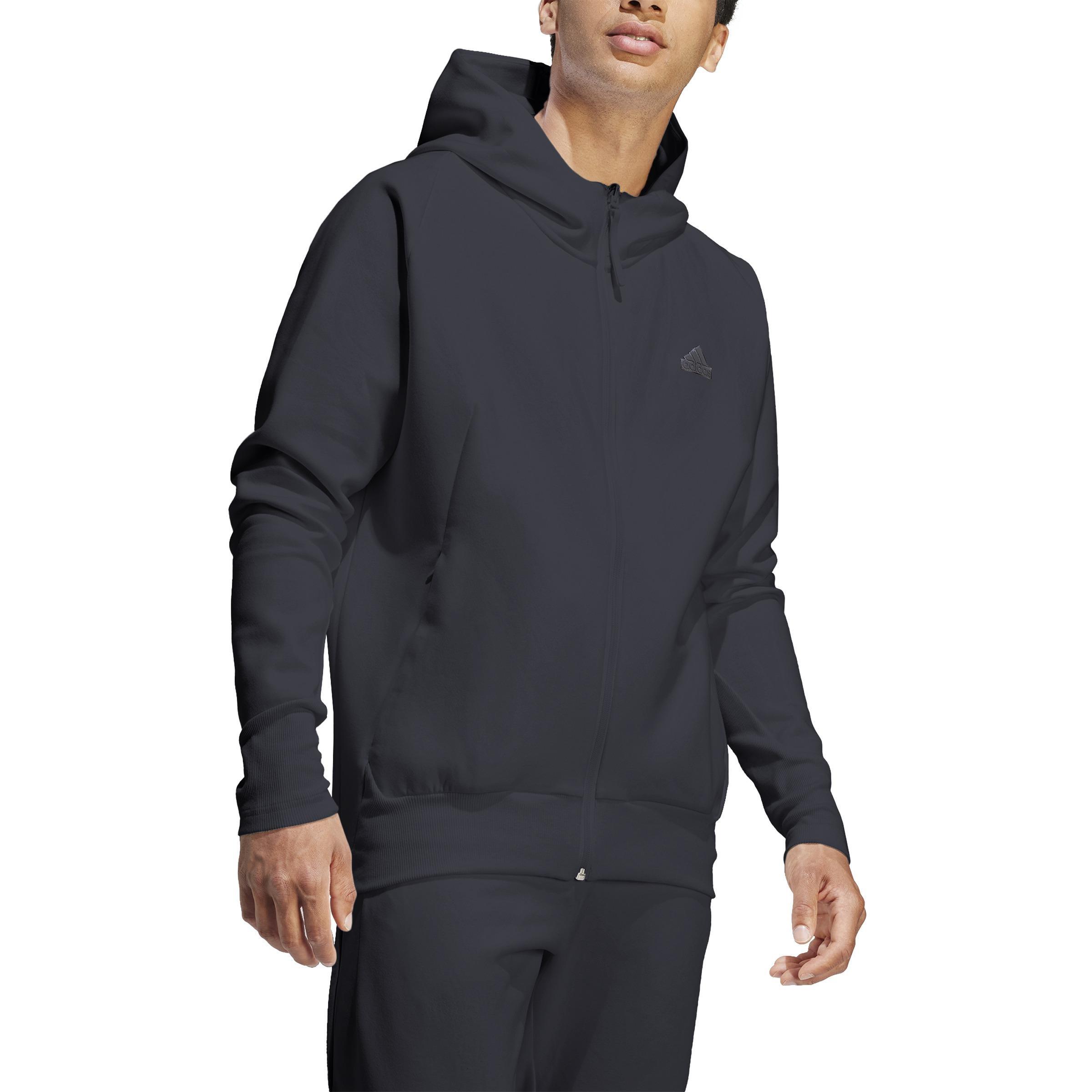 adidas - Men Z.N.E. Premium Full-Zip Track Top, Black