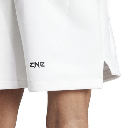 Men Z.N.E. Premium Shorts, White, A701_ONE, large image number 5