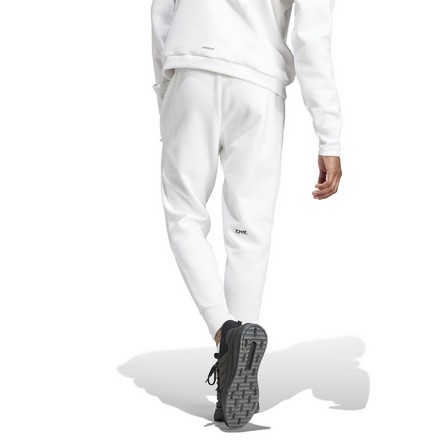 Men Z.N.E. Premium Tracksuit Bottoms, White, A701_ONE, large image number 2