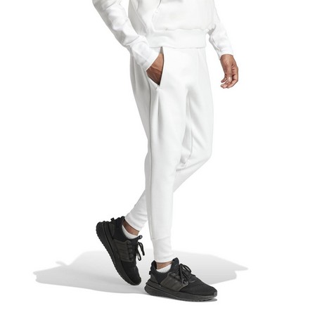 Men Z.N.E. Premium Tracksuit Bottoms, White, A701_ONE, large image number 7